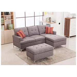 2019 Newest hot selling modern style comfortable and breathable line sectional sofa