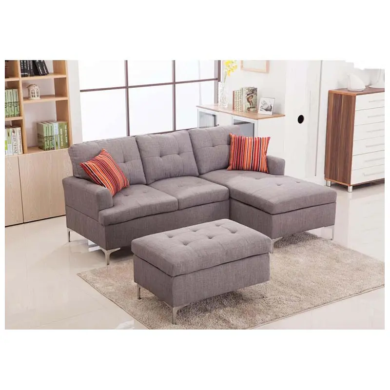 2019 Newest hot selling modern style comfortable and breathable line sectional sofa