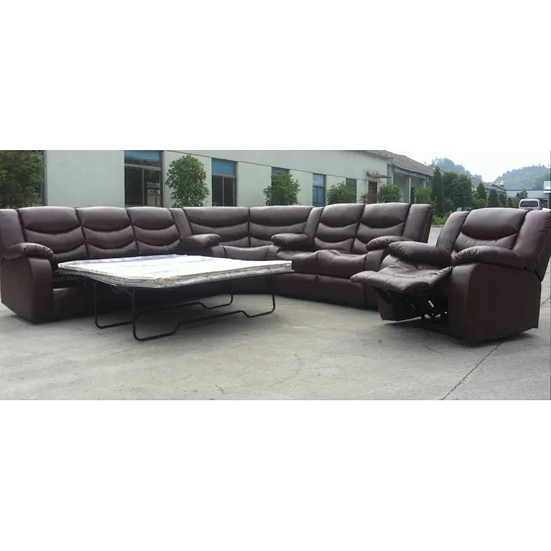 Factory home furniture recliner sofa in living room sofas sectional recliner leather sofa manual recliner sofa set 7 seater