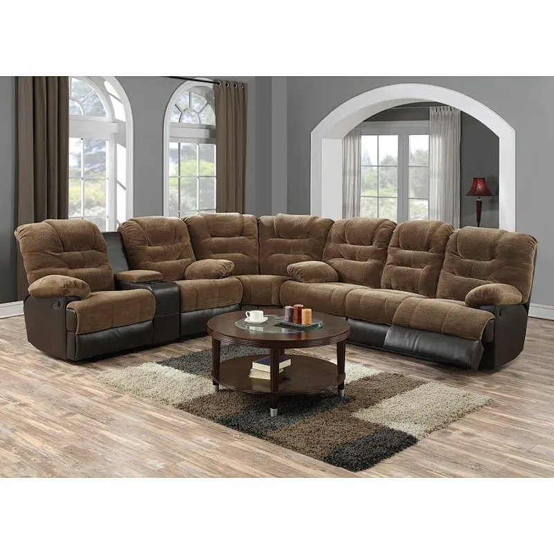 Frank Furniture Modern Living Room Sectional Sofa Recliner Sofa