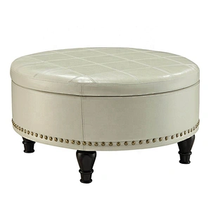 Hot Sale  Square Ottoman Chesterfield Osman stool with storage