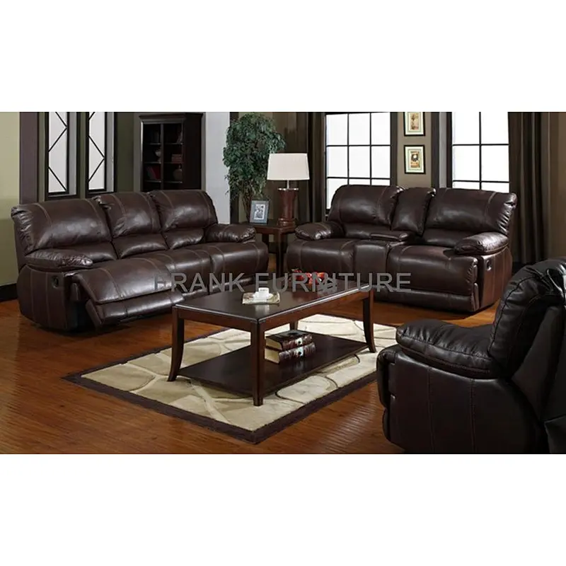 Black leather European modern beautiful buckle design healthy sponge quality living room 3+2 sofa set