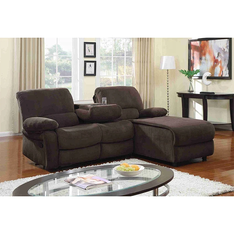 Factory cheap modern fabric recliner sofa L shaped sofa recliner with recliner chaise lounge sofa set for living room furniture