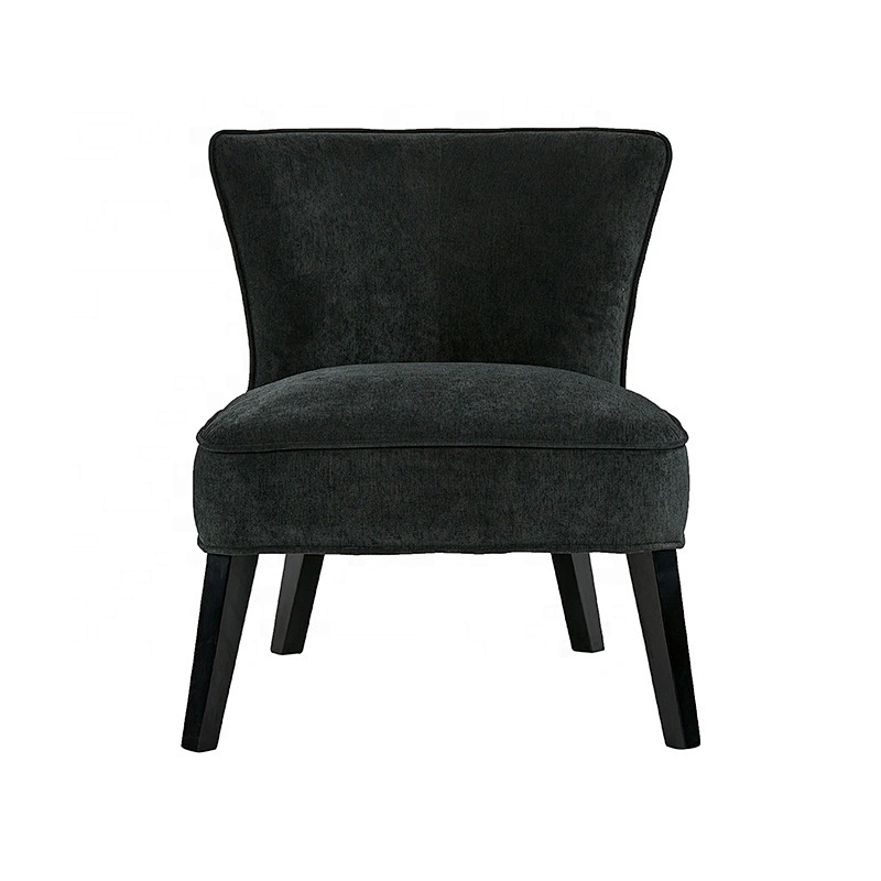 Office Reception Room Black Fabric Sofa Chair for Visitors