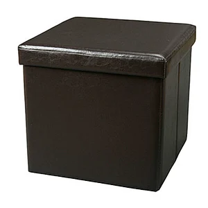 New deign white square royal customized fabric pouf ottoman for office