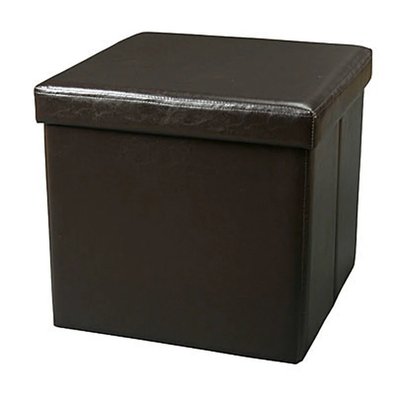 New deign white square royal customized fabric pouf ottoman for office