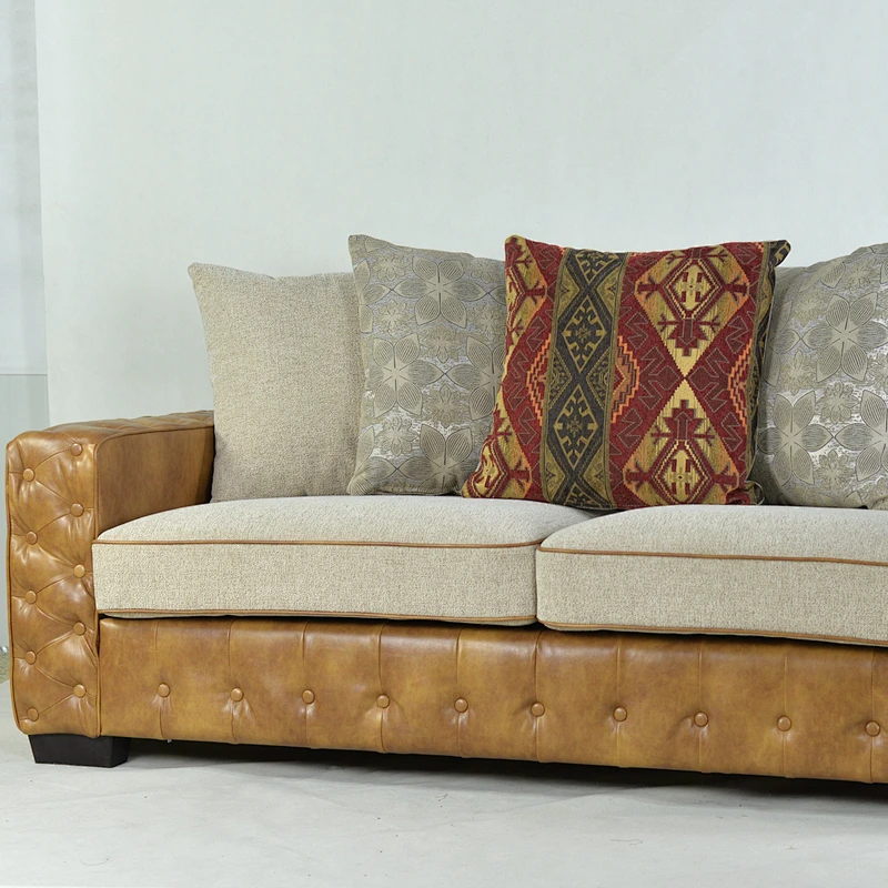 Modern fashion fabric sofa and PU sofa set ,loveseat for home furniture set office leisure sofa