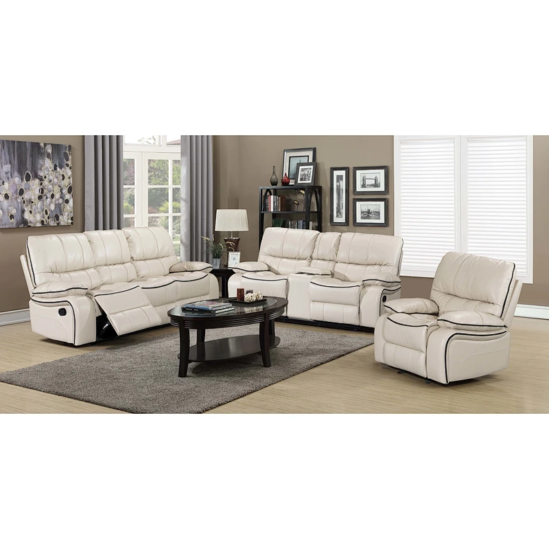 Frank furniture  leather recliner sofa L shaped sofa recliner with recliner chaise lounge sofa set 7 seater living room sofas