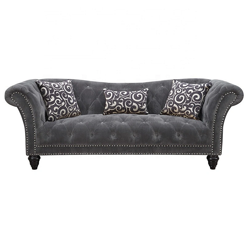 New Fashion Velvet Fabric Sofa Chair For Living Room Indoor Dining Furniture Leisure Chair