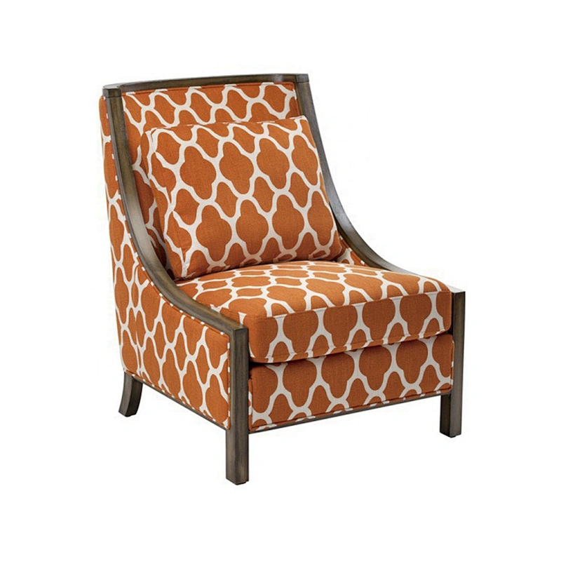 Frank Furniture Modern Luxury Design Single Sofa Set Fabric Sofa with Pillow
