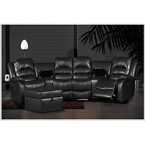 New modern recliner corner sofa with cup holder reclining sofa sets living room sectional leather sofa recliner