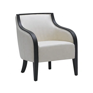 High quality   living room furniture fabric wooden sofa  chair with back cushion