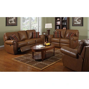 2019 hot selling living room Europe retro square design  high quality leather recliner sectional sofa
