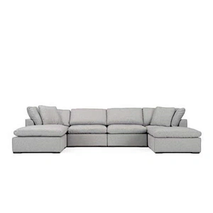 Frank furniture wholesale sectional sofa I shape  living room sofa set corner new design European style sofa