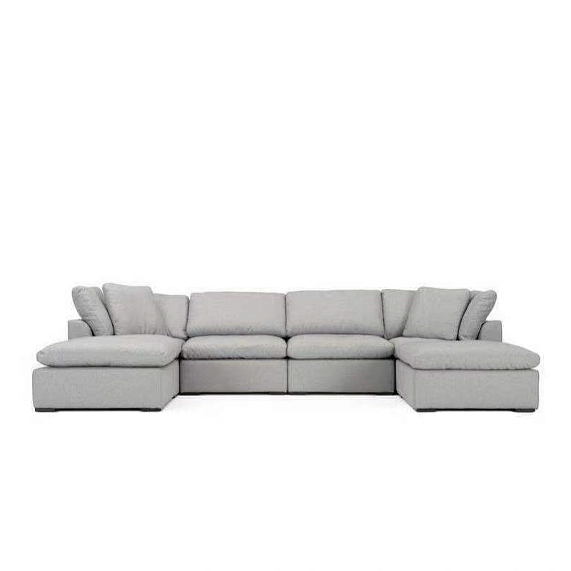 Frank furniture wholesale sectional sofa I shape  living room sofa set corner new design European style sofa