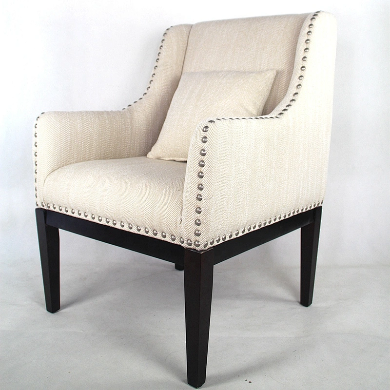 Frank Furniture  Living Room Furniture Wooden Legs Modern Sofa Chair with Pillow