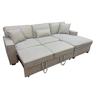 Frank furniture new design cheap sofa bed with chaise lounge sofa cum bed designs fabric foldig sofa bed for home furniture