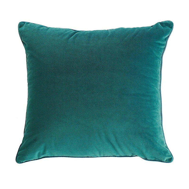 Frank Furniture Hot Selling Piping Solid Sofa Pillow Square Pillow Case Cover Customized Pillow Case