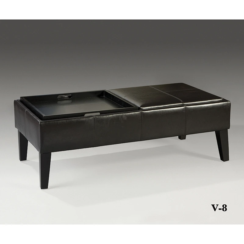 Frank Furniture Functional Ottoman Storage Bench Living Room With Tray Ottoman
