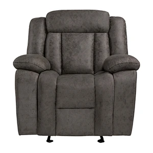 Frank Furniture New Design Color Block Leather Electric Sofa Recliner