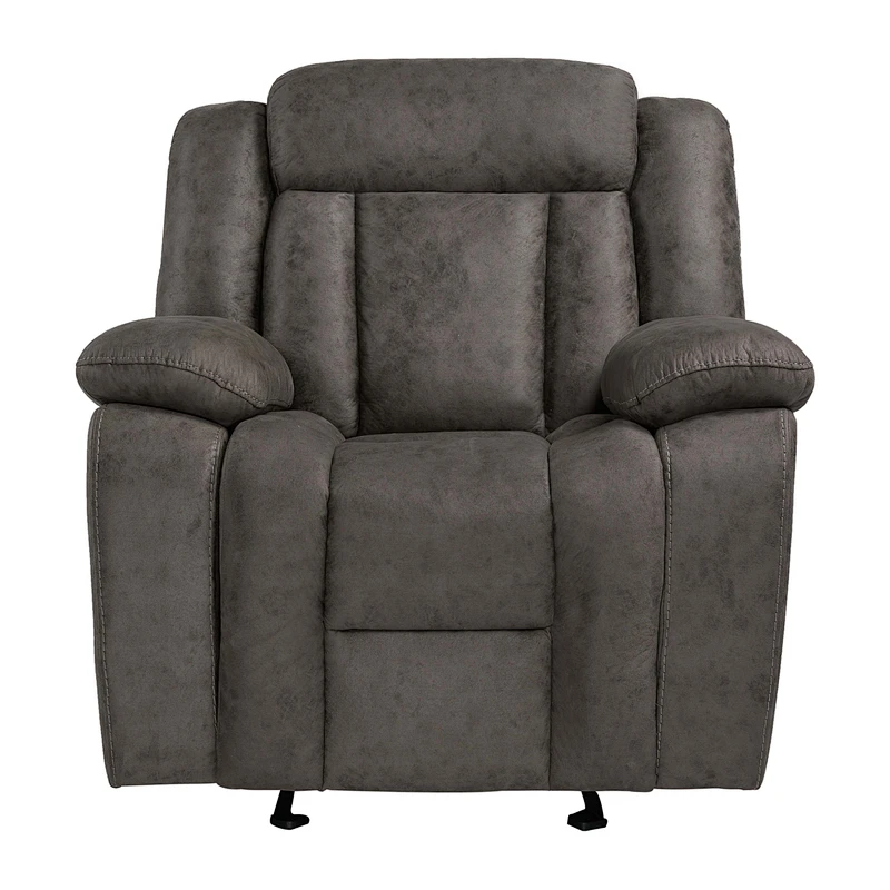 Frank Furniture New Design Color Block Leather Electric Sofa Recliner
