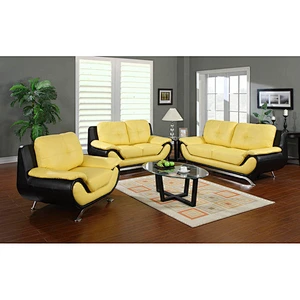 2019 Newest modern customizable comfortable and breathable italy leather sectional sofa