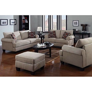 High Quality Free Sample Retro Literary  Living Room Furniture Fabric Sofa Cover