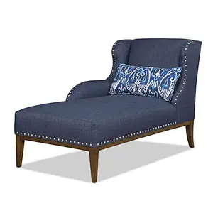 2019 Newest modern style beautiful and comfortable high quality chenille storage chaise