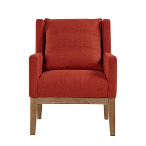 Frank Furniture Latest Top Quality Customized Fabric Color Wooden Legs Accent Chair Living Room Chair