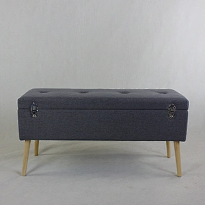Frank furniture wholesale storage bench ottoman stool living room furniture 2019 new model trunk indoor European style ottoman