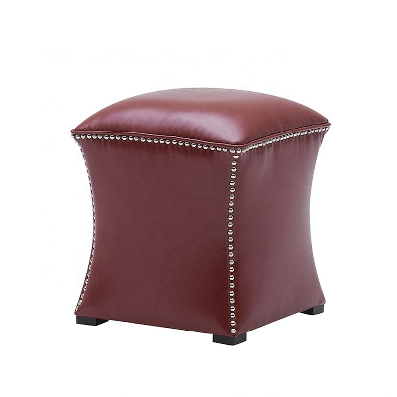 Hot Sale  Square Ottoman Chesterfield Osman stool with storage