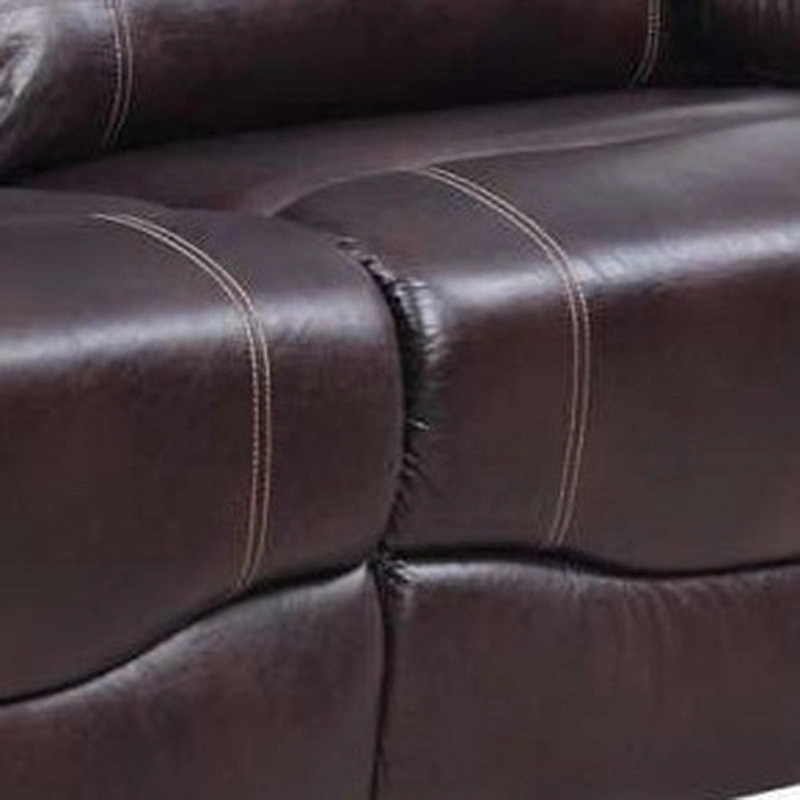 Fashion design modern recliner chair loveseat with cup holder leather recliner sofa set for super september