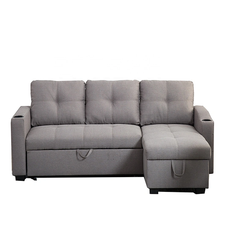 Lounge Folding Sofa Bed Modern Design Living Room Furniture Functional Sofa L Shape Sofa Bed