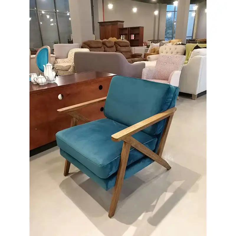 Frank Furniture Hot Selling Chair Office Waiting Chair Fabric Leather Customized Relax Leisure Arm Chair