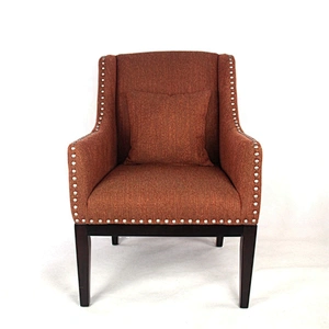 New Fashion Design Hot Sale Simple High Quality Living Room Furniture Sofa Chair with Nails