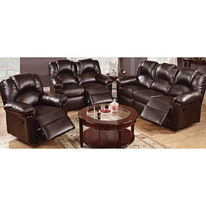 Fashion design leather sofa set modern sectional 7 seater living room sofas recliner sofa for home