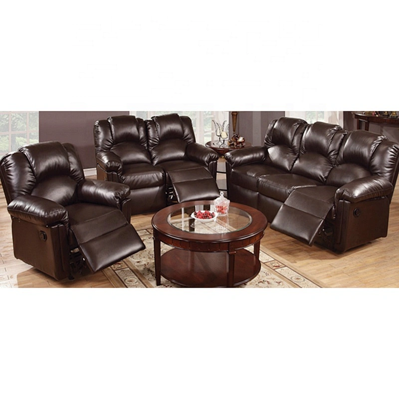 Fashion design leather sofa set modern sectional 7 seater living room sofas recliner sofa for home