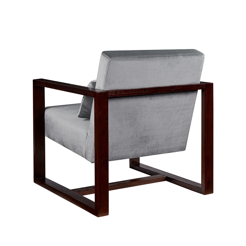 Living room hot selling modern simple style high quality Solid wood with velvet cushion chair