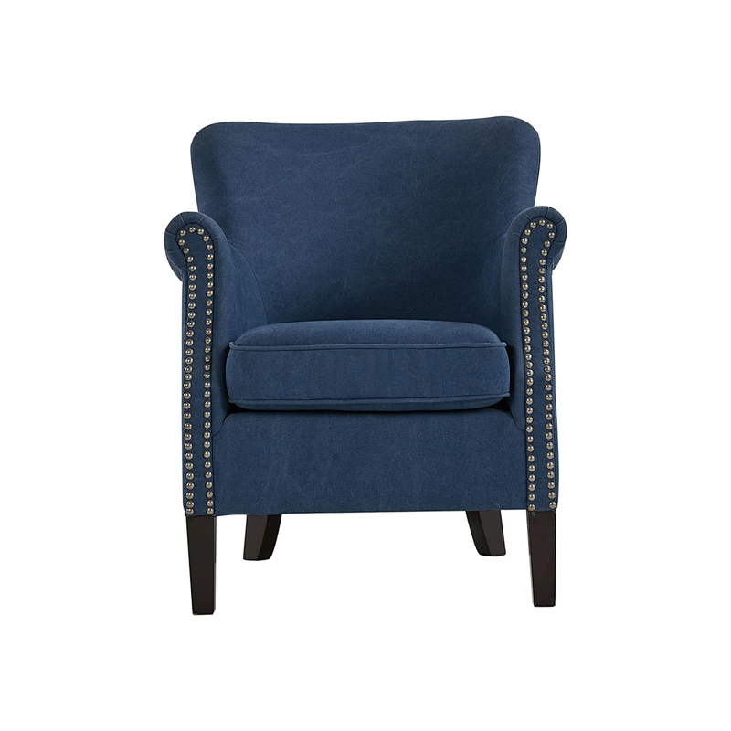 Living room 2019 Newest modern simple wood and  fabric with Beautiful bubble nail chair