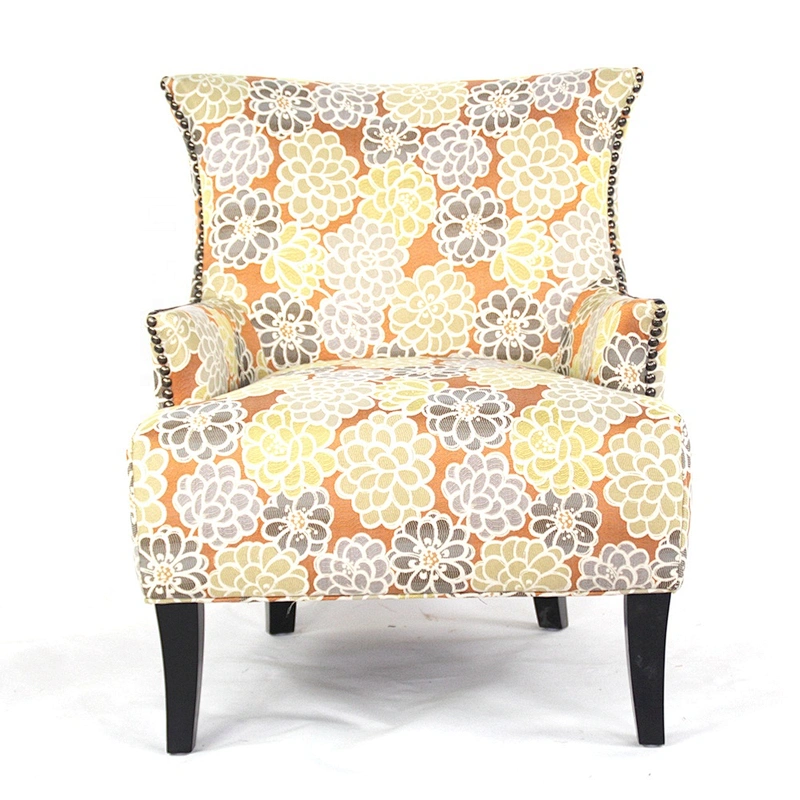 Beautiful design nice chairs living room small upholstered armchair green single armchairs for sale