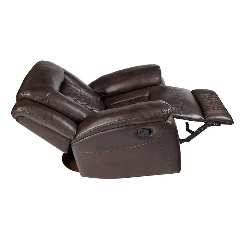 High-end Antique High Quality  Air Leather Living Room Furniture  Recliner Sofa