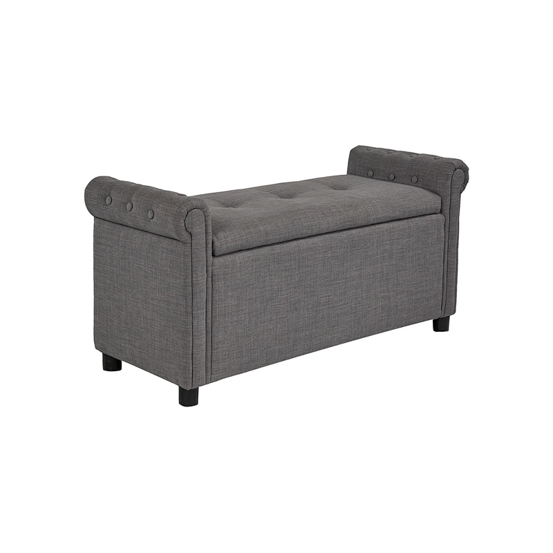 Hot selling 2019 Newest living room customizable Comfortable and soft fabric bench and ottoman