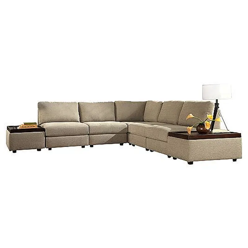 2019 Newest beautiful and comfortable high quality chenille functional corner sectional sofa