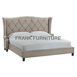 Frank Furniture Home Furniture Bed Design Royal Furniture Bedroom Sets with High Back