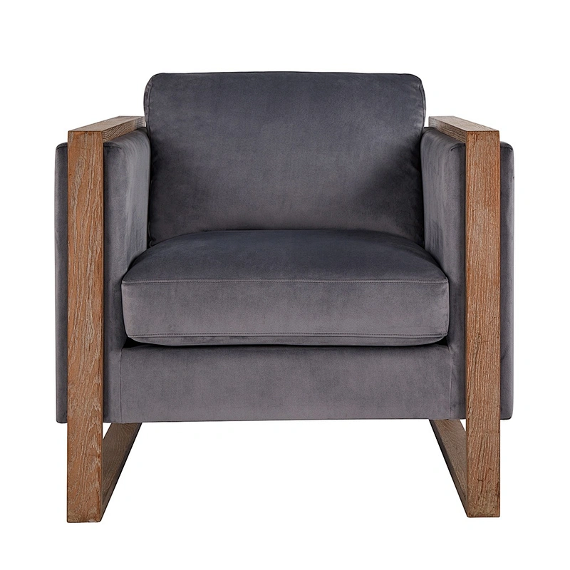 Luxury modern  living room chair and hotel dining chair wooden frame leisure chair