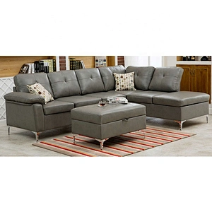 2019 Modern Design Sectional Sofa with Bubble Nail Corner Sofa Set