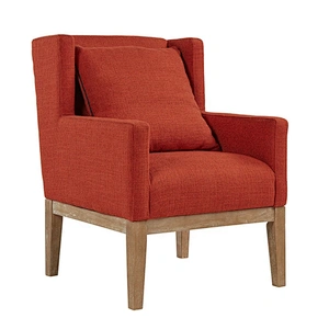 Home Decor Furniture Recreational Living Room red Chair With Seat Cushion