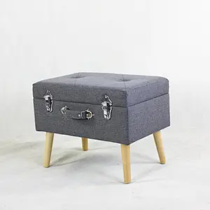 2019 new creative design lovely Modern luxury double-duty storage luggage stool ottoman bench