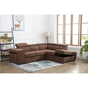Frank furniture wholesale sofa bed  L shaped  cama sectional sofa bed folding  2019 new model  living room sofa