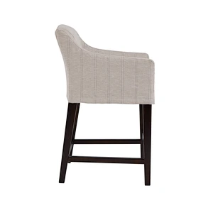 Modern minimalist style solid wood with soft sponge cushion high quality living room bar seat chair